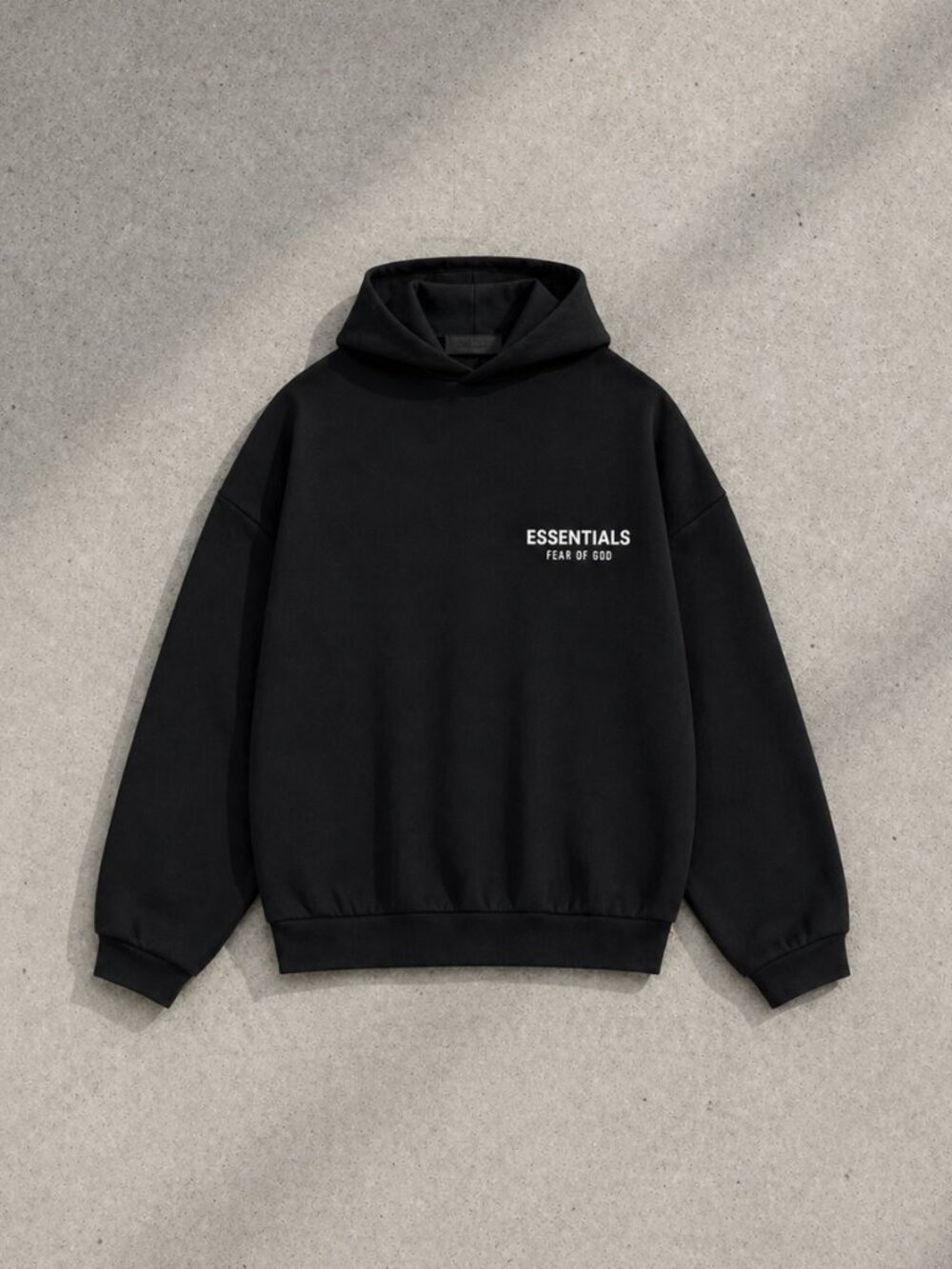 Essentials FW24 Black Hoodie NEW